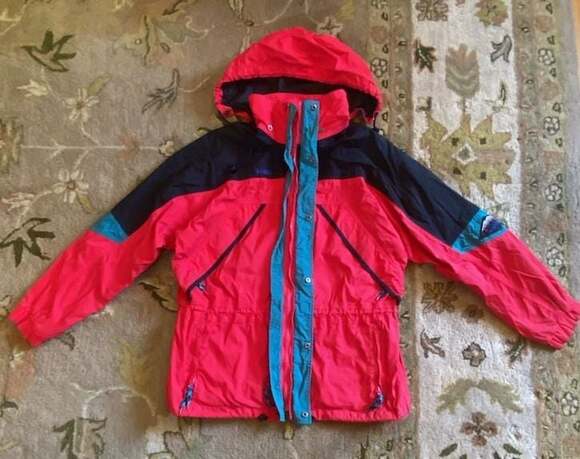 Columbia Other - Vintage Columbia Omni-Tech Colorblock Hooded Jacket Men's Size M